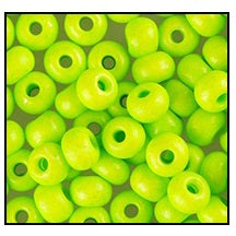 6/0 Terra Intensive Lime Czech Seed Bead (1/4 Kilo) Preciosa #16A54