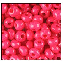 6/0 Terra Intensive Hot Pink Czech Seed Bead (20 Gm, 1/2 Kilo) #CSB362