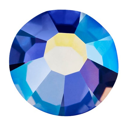 Preciosa 2151 Blue Violet AB Maxima Flat Back Rhinestones (Various Sizes)
