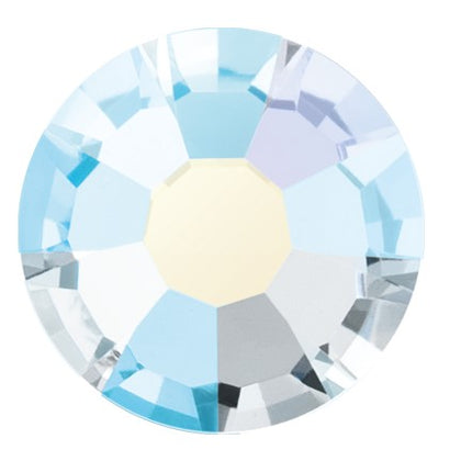 Preciosa 2156 Crystal AB Maxima Hot Fix Flat Back Rhinestones (Various Sizes)