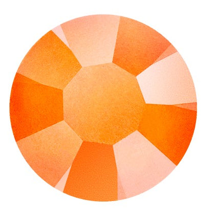 Preciosa 2151 Neon Orange Maxima Flat Back Rhinestones (10ss, 12ss, 16ss, 20ss, 30ss)