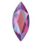 Swarovski 2201 8mm x 3.5mm Scarlet Shimmer Marquise Flat Back Rhinestone