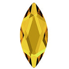 Swarovski 2201 14mm x 6mm Sunflower Marquise Flat Back Rhinestone