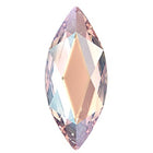 Swarovski 2201 8mm x 3.5mm Vintage Rose Shimmer Marquise Flat Back Rhinestone