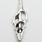 54mm TierraCast Antiqued Silver Cut Spindle Pendant #CK938