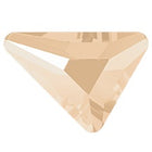 Swarovski 2739 5.8mm x 5.3mm Ivory Cream Triangle Beta Flat Back Rhinestones