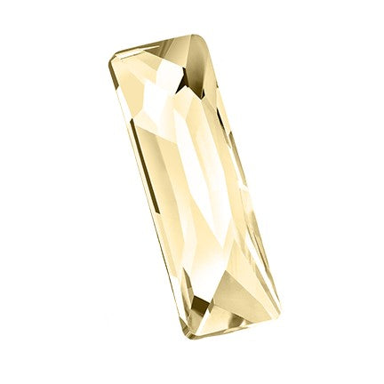 Preciosa 2886HF Honey Slim Baguette Maxima Hot Fix Flat Back Rhinestone (12mm, 15mm)
