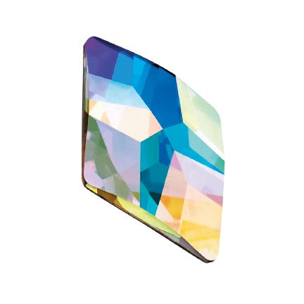 Preciosa 2887 Crystal AB Maxima Rhombus Flat Back Rhinestone (6mm, 10mm)