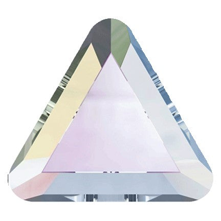 Preciosa 2888 Crystal AB Triangle Maxima Flat Back Rhinestone (6mm)