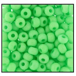 5/0 Matte Neon Green Czech Seed Bead (1/4 Kilo) Preciosa #36756