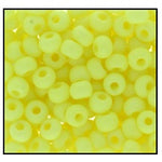 5/0 Matte Neon Yellow Czech Seed Bead (1/4 Kilo) Preciosa #36786