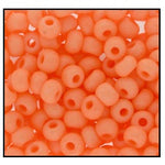 5/0 Matte Neon Orange Czech Seed Bead (1/4 Kilo) Preciosa #36789