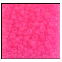 10/0 Transparent Neon Pink Czech Seed Bead (1/4 Kilo) Preciosa #38777