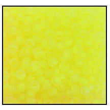 10/0 Transparent Neon Yellow Czech Seed Bead (1/4 Kilo) Preciosa #38786