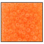 10/0 Transparent Neon Orange Czech Seed Bead (1/4 Kilo) Preciosa #38789