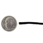 3mm Black Round Elastic by the Spool (250 Meter)