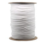 3mm White Round Elastic by the Spool (250 Meter)