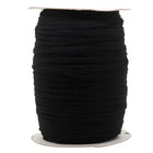 4mm Black Flat Elastic by the Spool (250 Meter)