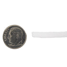 4mm White Flat Elastic by the Spool (250 Meter)