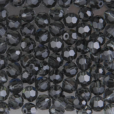 Swarovski 5000 6mm Morion Faceted Bead
