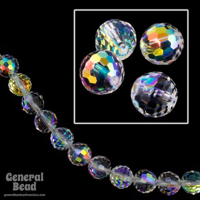 Swarovski 5003 14mm Crystal AB Disco Ball Bead – General Bead