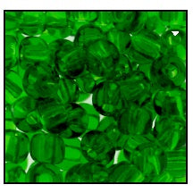 32/0 Transparent Kelly Green Czech Seed Bead (1/4 Kilo) Preciosa #50120