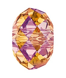 Swarovski 5040 Astral Pink Briolette Rondelle Spacer (8mm, 12mm)