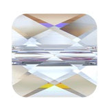 Swarovski 5053 Crystal AB Mini Square Bead (8mm)