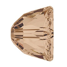 Swarovski 5542 8mm Golden Shadow Small Dome Bead (1 Pc, 12 Pcs)