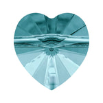 Swarovski 5742 10mm Aquamarine Heart Bead