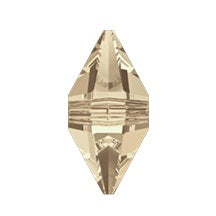 Swarovski 5747 Golden Shadow Double Spike Bead (16mm)