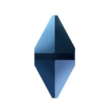 Swarovski 5747 Metallic Blue 2X Double Spike Bead (12mm, 16mm)