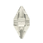 Swarovski 5747 Silver Shade Double Spike Bead (12mm, 16mm)