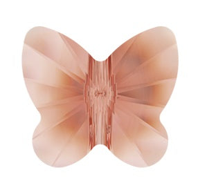 Swarovski 5754 8mm Rose Peach Butterfly Bead