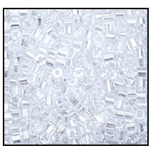 9/0 Transparent Crystal AB 2 Cut Czech Seed Bead (1/4 Kilo) Preciosa #58205