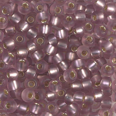 11/0 Matte Silver Lined Smoky Amethyst Miyuki Seed Bead (250 Gm) #12F