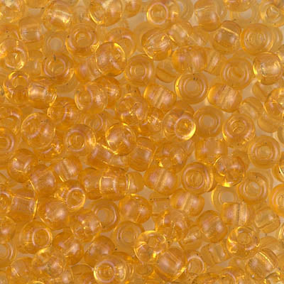 11/0 Transparent Light Topaz Miyuki Seed Bead (250 Gm) #132