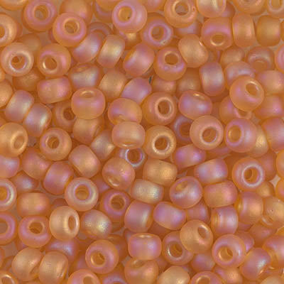 11/0 Matte Transparent Topaz AB Miyuki Seed Bead (250 Gm) #133FR