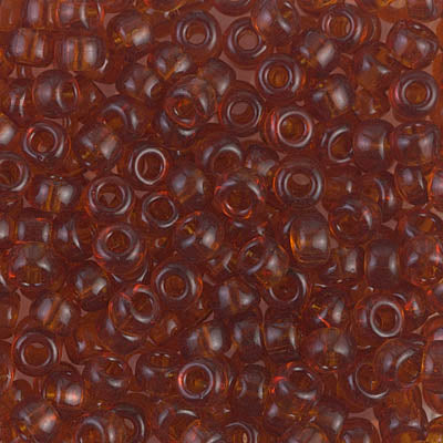 6/0 Transparent Dark Topaz Miyuki Seed Bead (20 Gm, 250 Gm) #JTF012