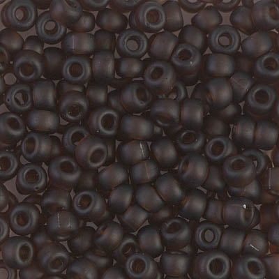 11/0 Matte Transparent Root Beer Miyuki Seed Bead (20 Gm, 250 Gm) #JOJ023