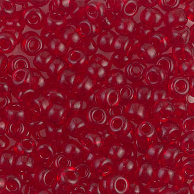 11/0 Transparent Ruby Miyuki Seed Bead (20 Gm, 500 Gm) #JTJ026