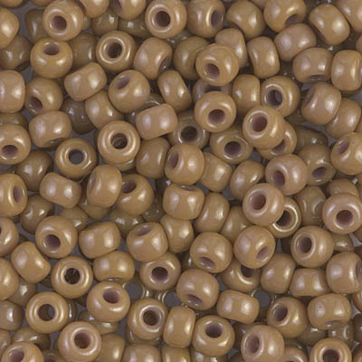 11/0 Dyed Opaque Latte Miyuki Seed Bead (250 Gm) #1461