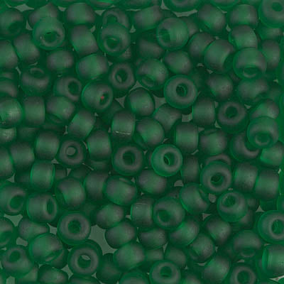 11/0 Matte Transparent Green Miyuki Seed Bead (250 Gm) #146F