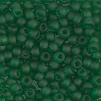 8/0 Matte Transparent Green Miyuki Seed Bead (250 Gm) #146F