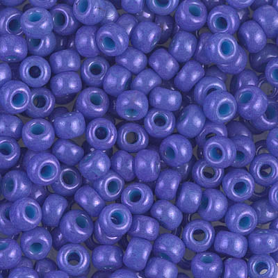 11/0 Dyed Opaque Bright Purple Miyuki Seed Bead (250 Gm) #1477