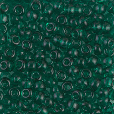8/0 Transparent Emerald Miyuki Seed Bead (250 Gm) #147