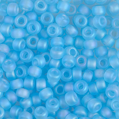 11/0 Matte Transparent Aqua AB Miyuki Seed Bead (250 Gm) #148FR