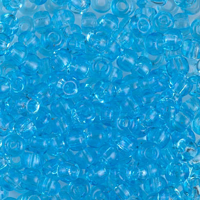6/0 Transparent Aqua Miyuki Seed Bead (250 Gm) #148