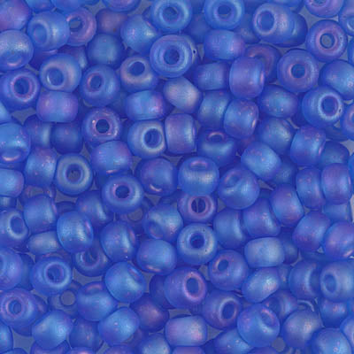 11/0 Matte Transparent Sapphire AB Miyuki Seed Bead (20 Gm, 250 Gm) #JRJ022