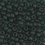 11/0 Matte Transparent Dark Emerald Miyuki Seed Bead (250 Gm) #156F